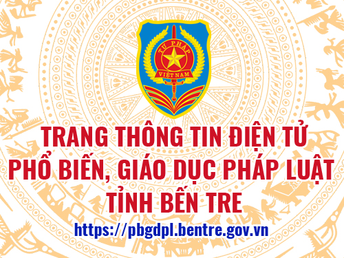 Trang thông tin điện tử Phổ biến, giáo dục pháp luật tỉnh Bến Tre